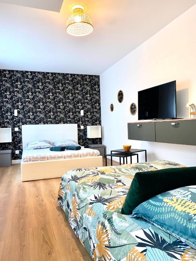 Superbe Appt Avec Cour Et Parking Gratuit A 5Min De La Cite Medievale Carcassonne Zewnętrze zdjęcie